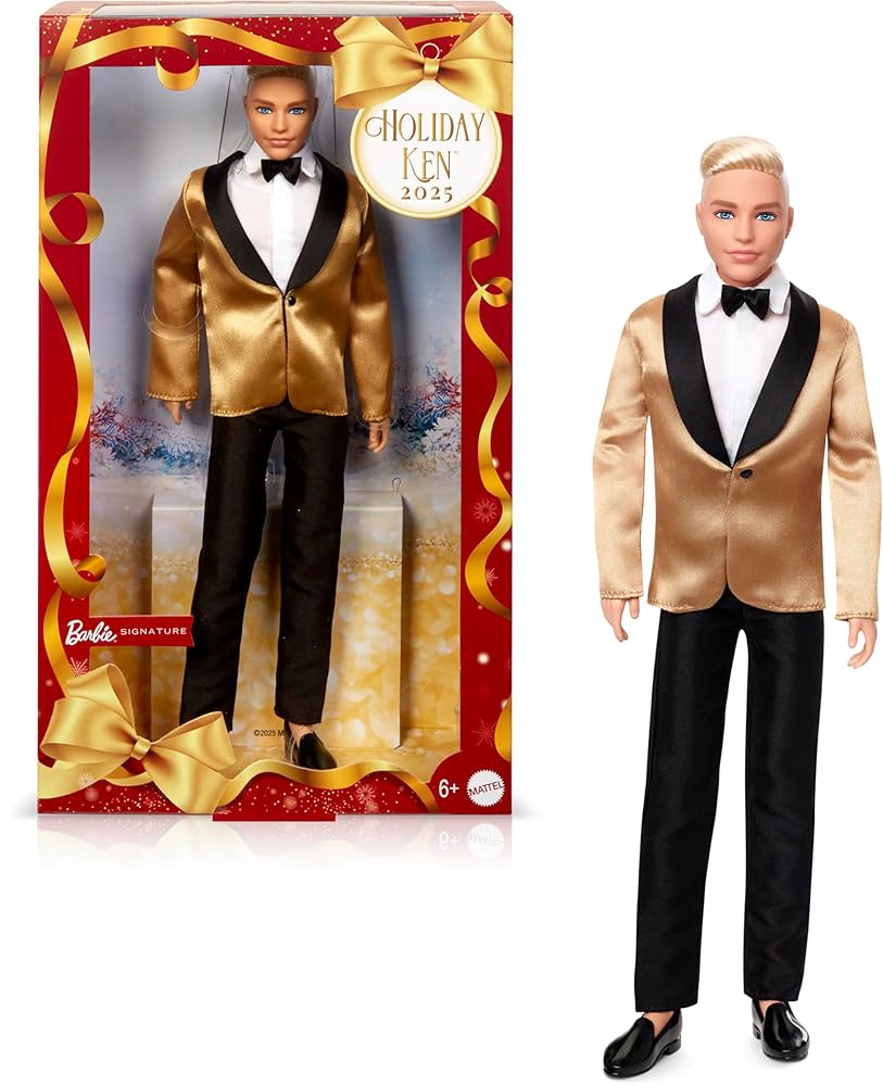Barbie Holiday Ken 2025 Blonde