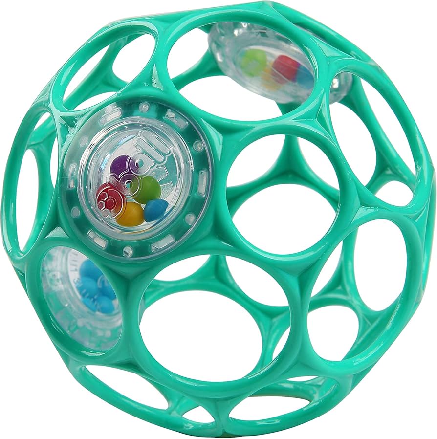 Bright Starts Oball Rattle Ball Asstd Cols