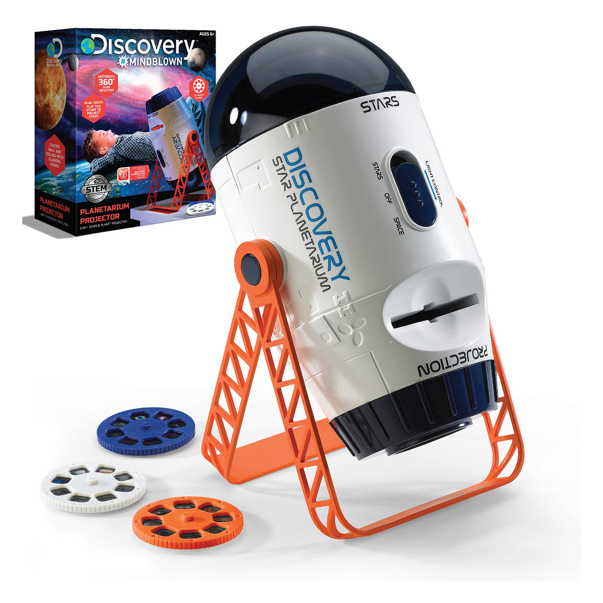 Discovery Mindblown Planetarium Projector Req 3 AA Batteries