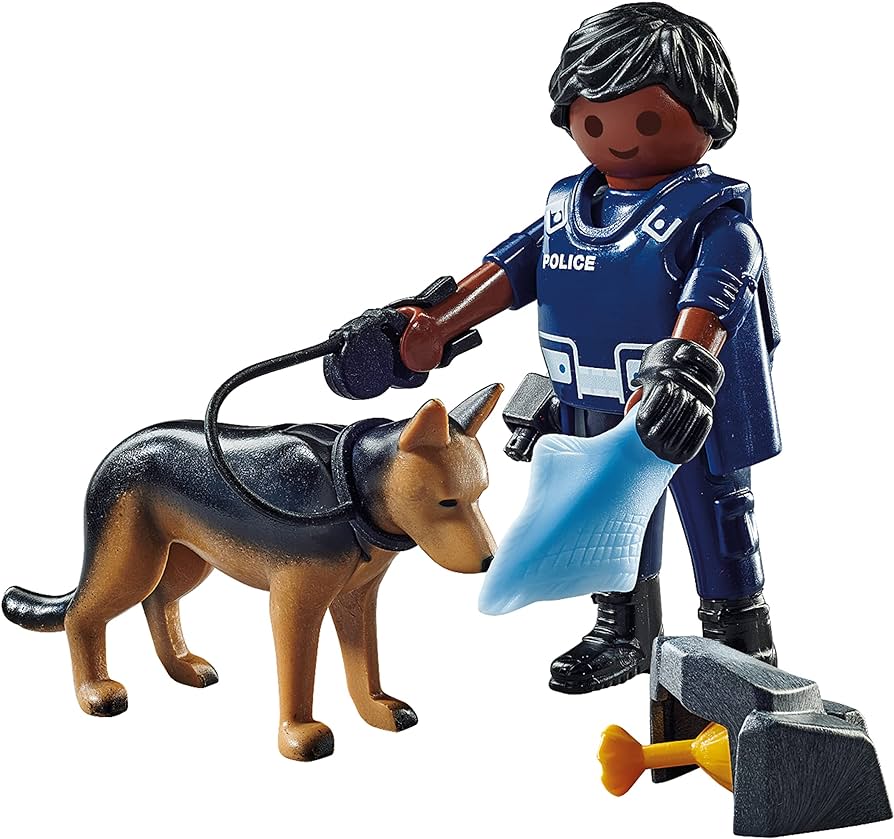 Playmobil 71162 Policeman with Sniffer Dog