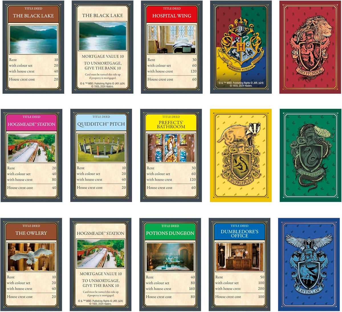 Monopoly Harry Potter A Magical Adventure at Hogwarts