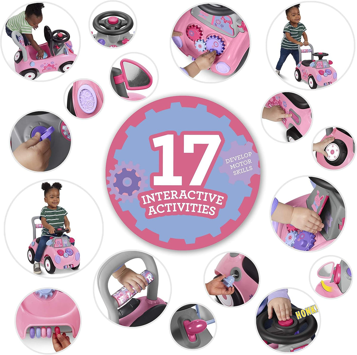 Radio Flyer Pink Creativity Car