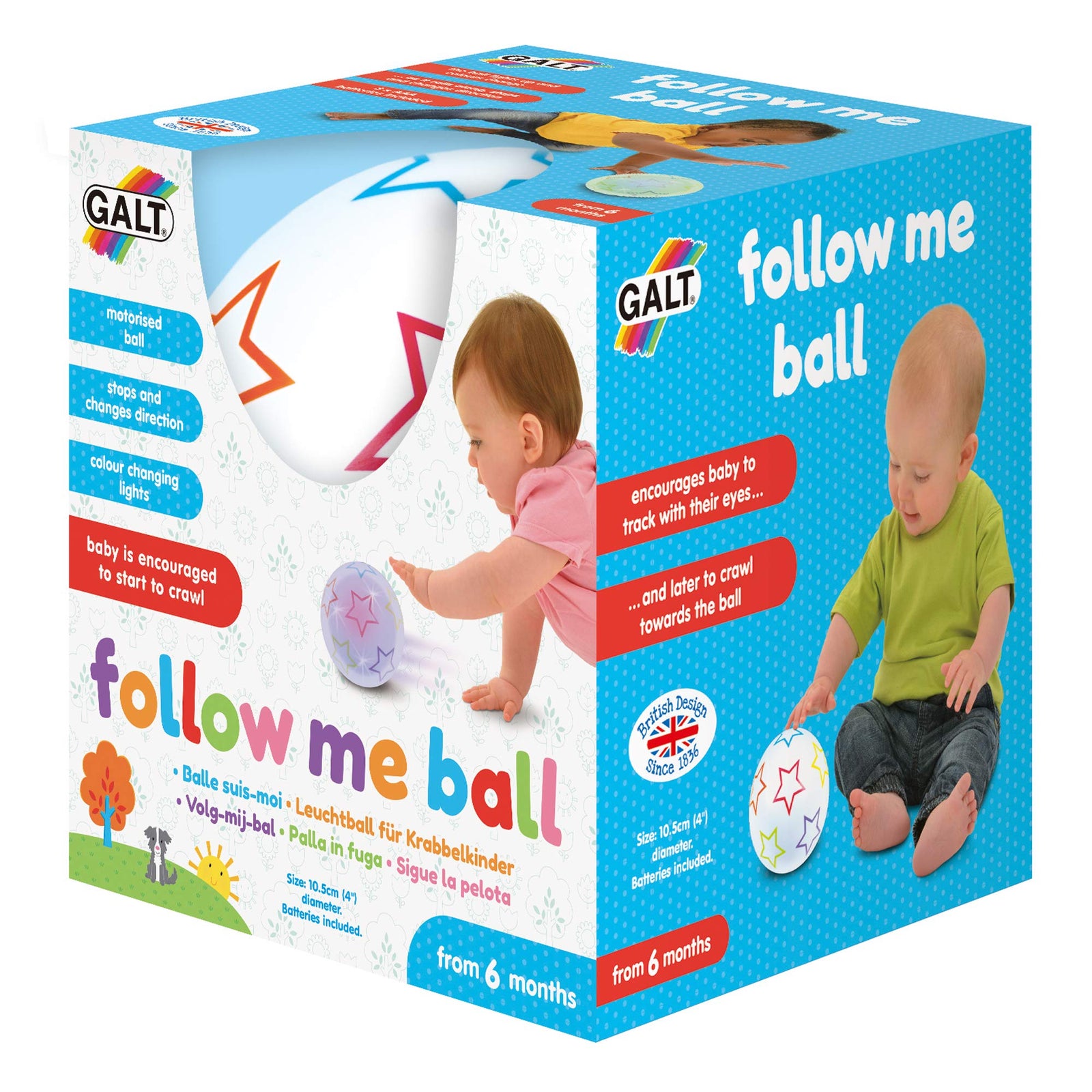 Galt Follow Me Ball req 3 x AAA batteries