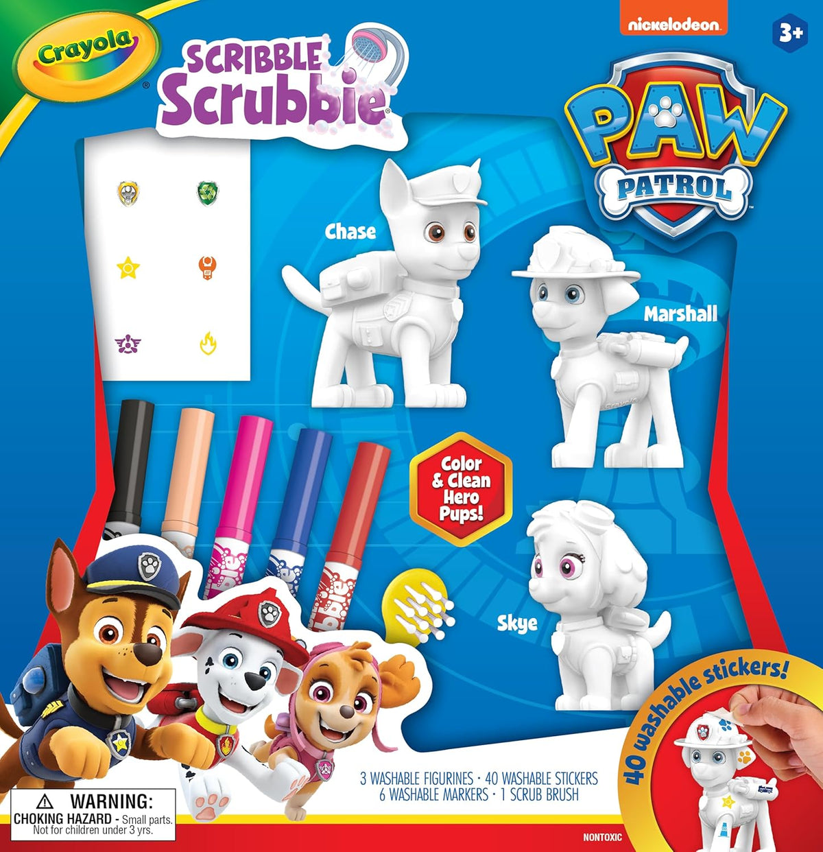 Crayola Scribble Scrubbie Set - PAW PATROL