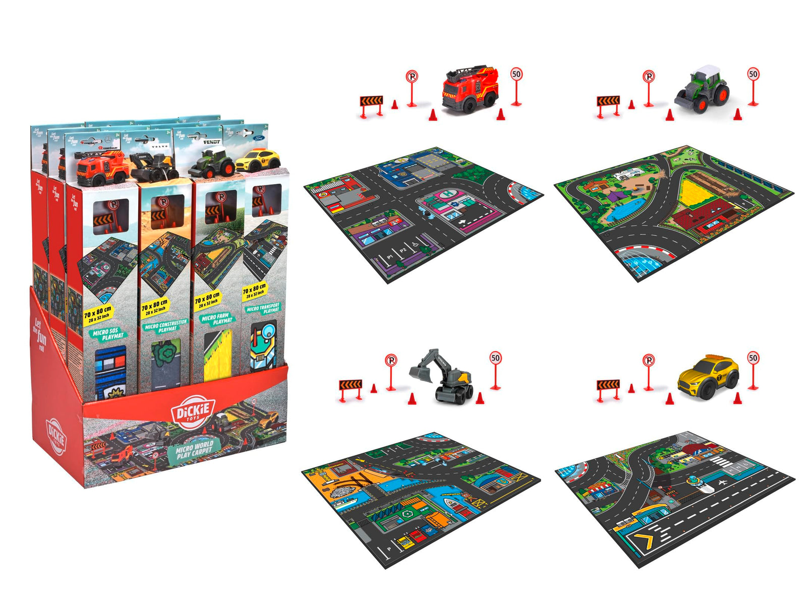 Dickie Toys Micro World Playmat Assorted