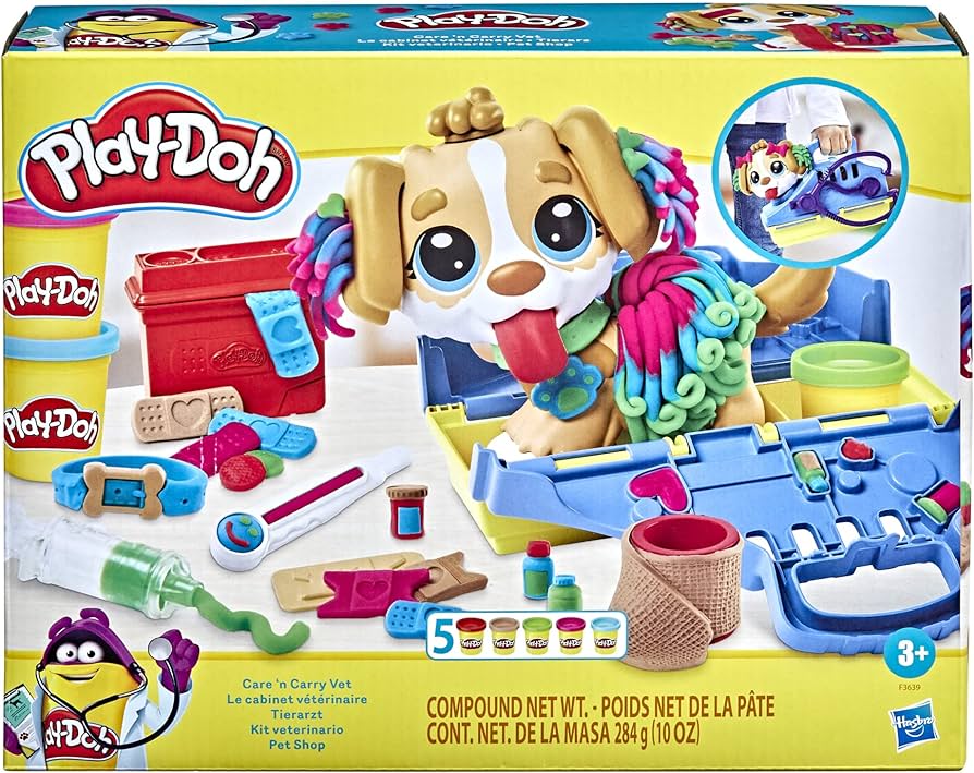 Play Doh Care N Carry Vet Playset