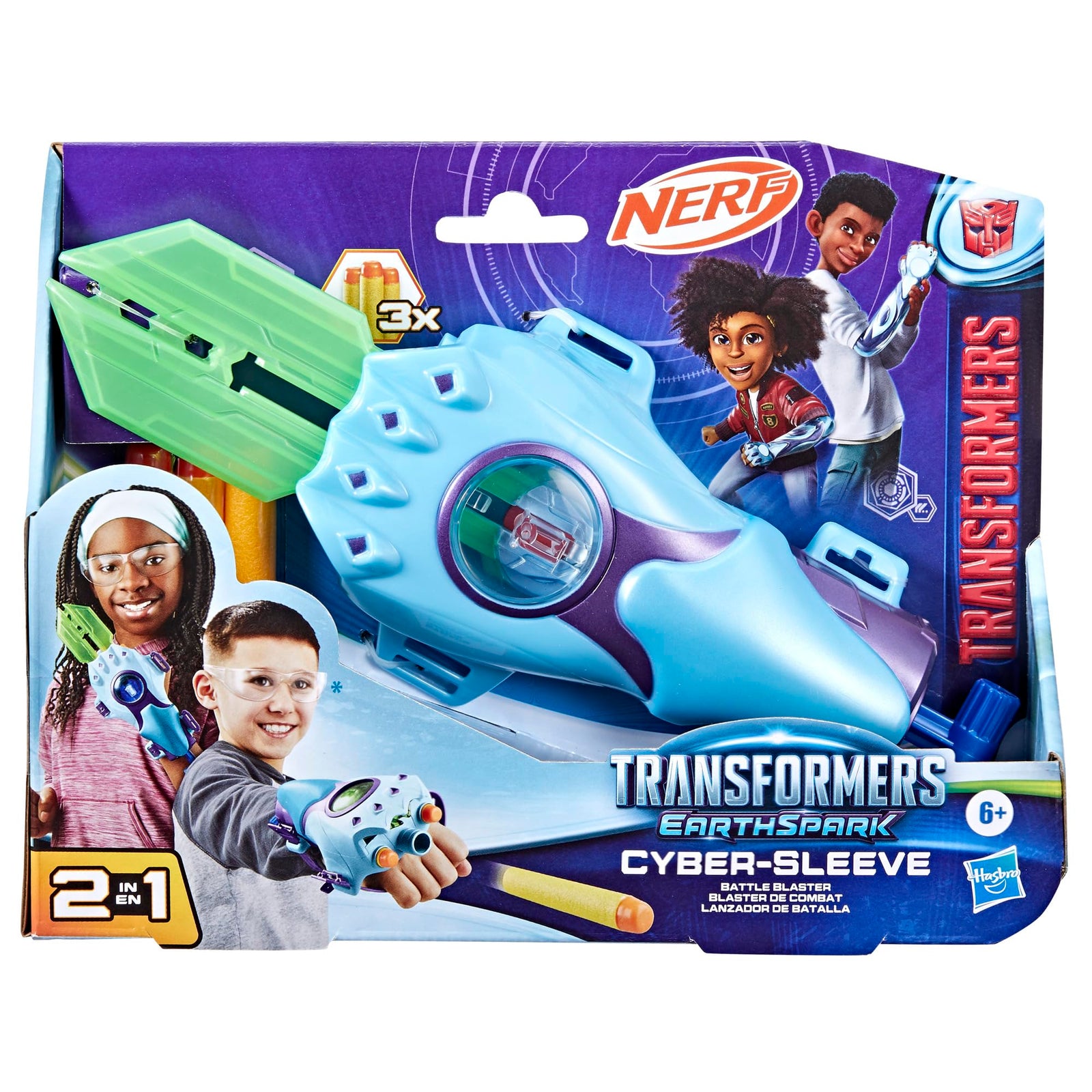 Nerf Transformers Earthspark Cyber Sleeve Battle Blaster