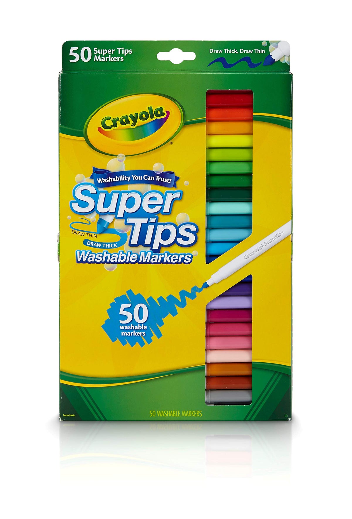 Crayola Super Tips Washable Markers 50 pack