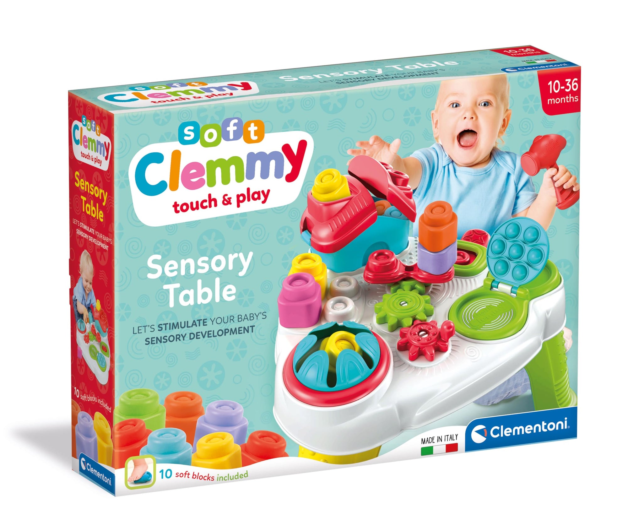 Clementoni  - Soft Clemmy - Sensory Table 10 - 36 months