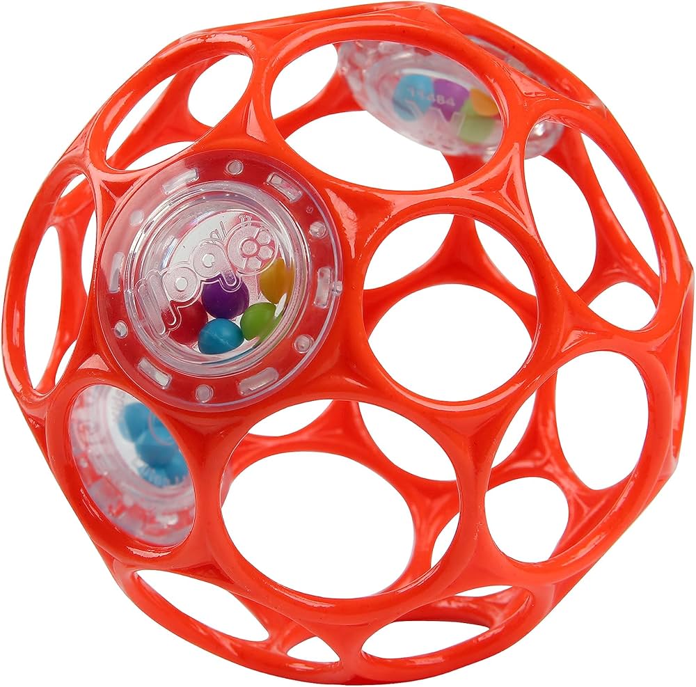 Bright Starts Oball Rattle Ball Asstd Cols