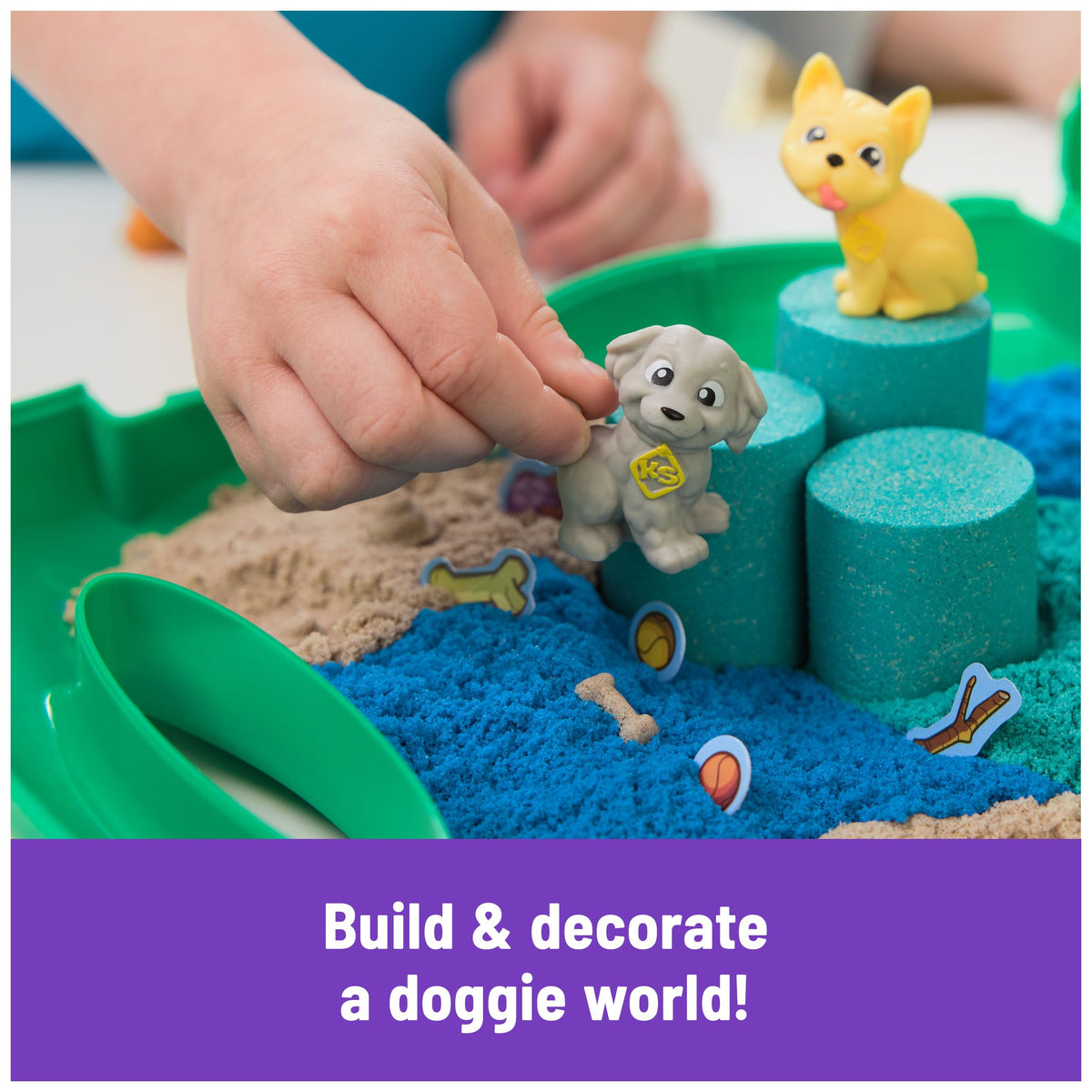 Kinetic Sand Doggie Park Case Diggin Dog Park