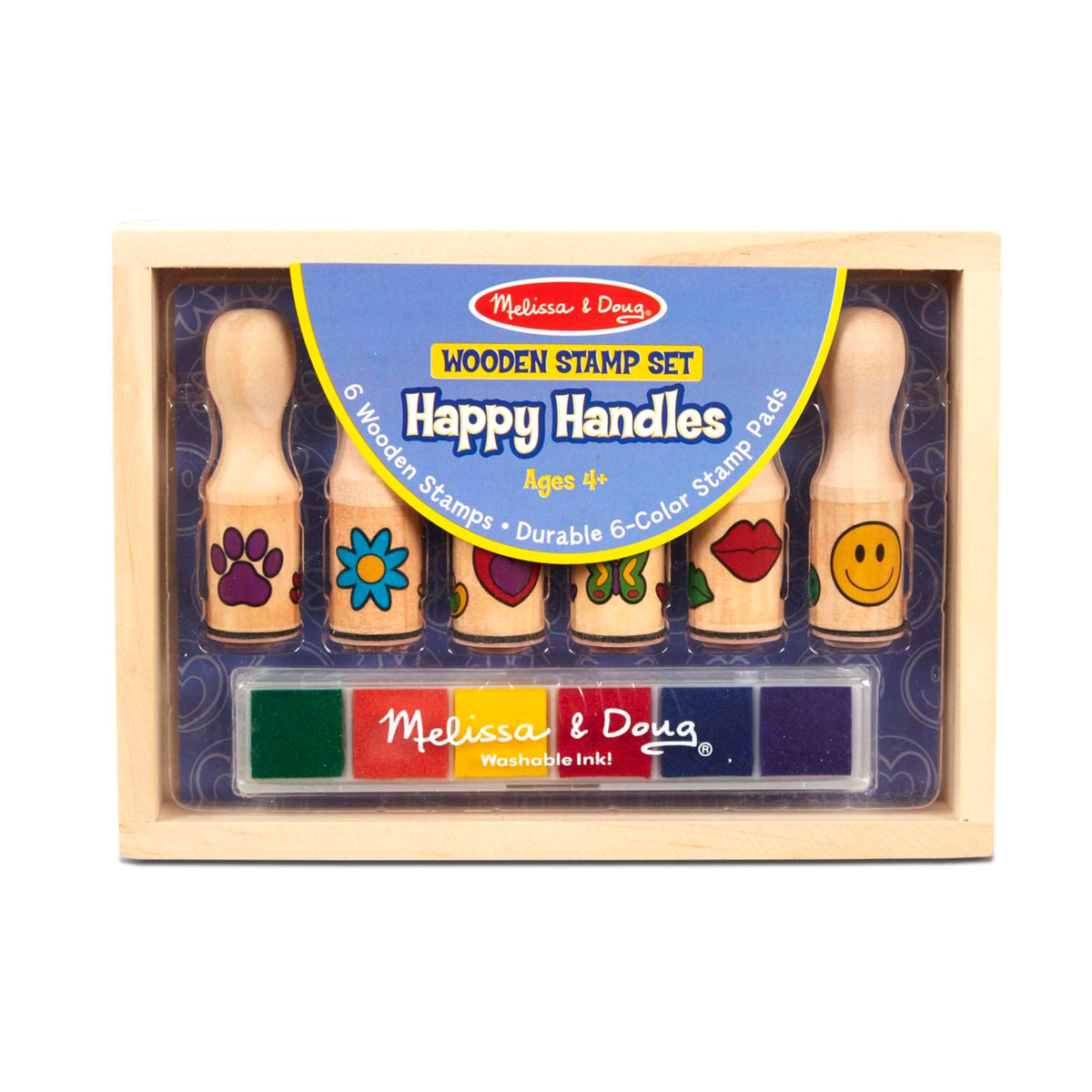 M&amp;D 2407 Happy Handle Stamp Set