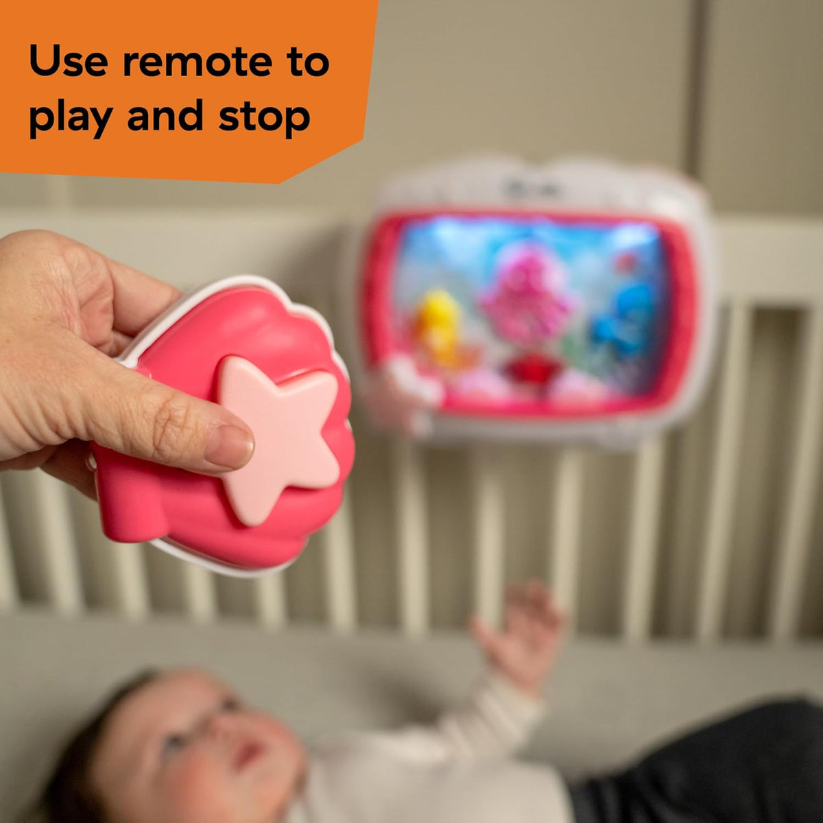 Baby Einstein Sea Dreams Soother Sleep Soother Pink - Req 2 AAA Batteries
