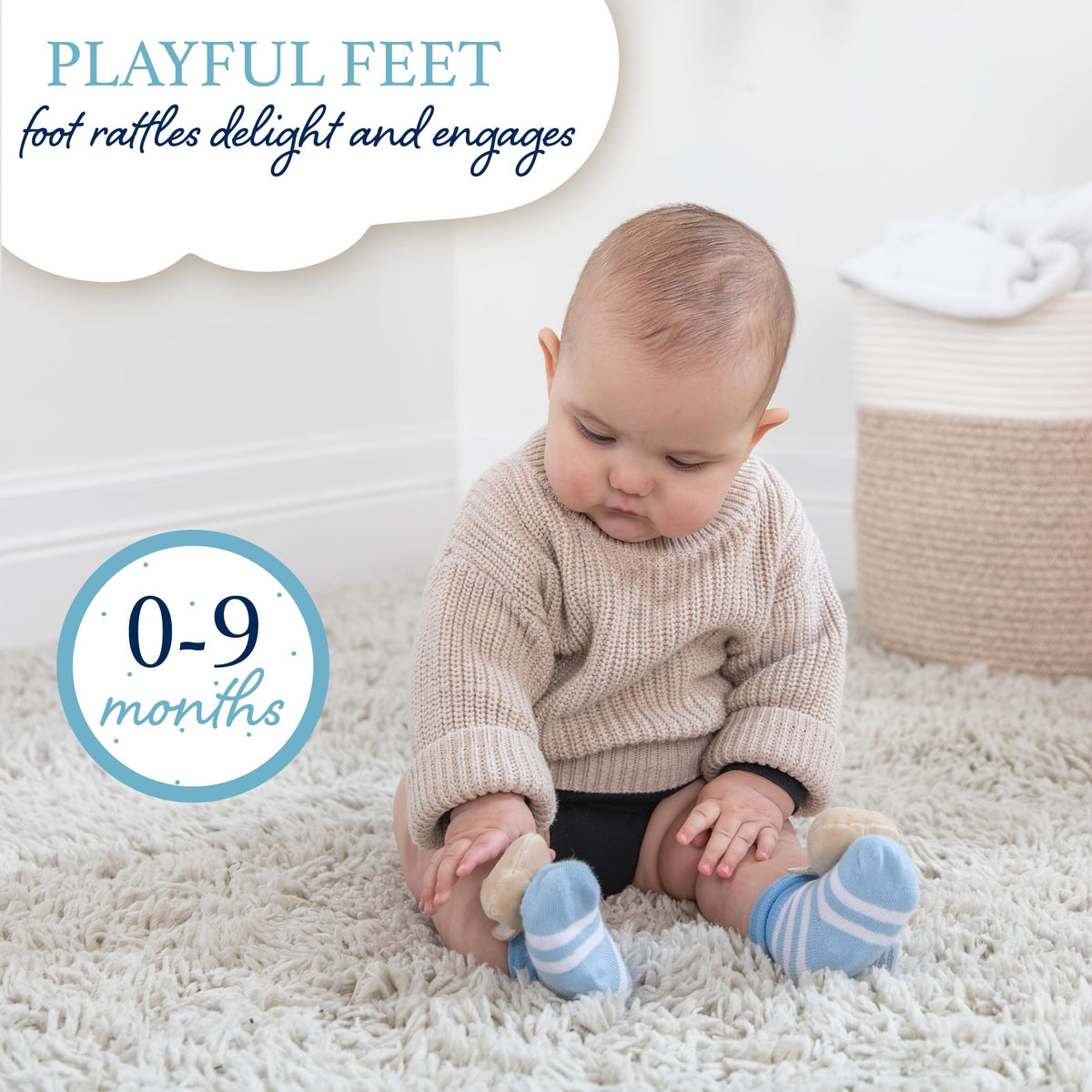 Peter Rabbit Foot Rattles