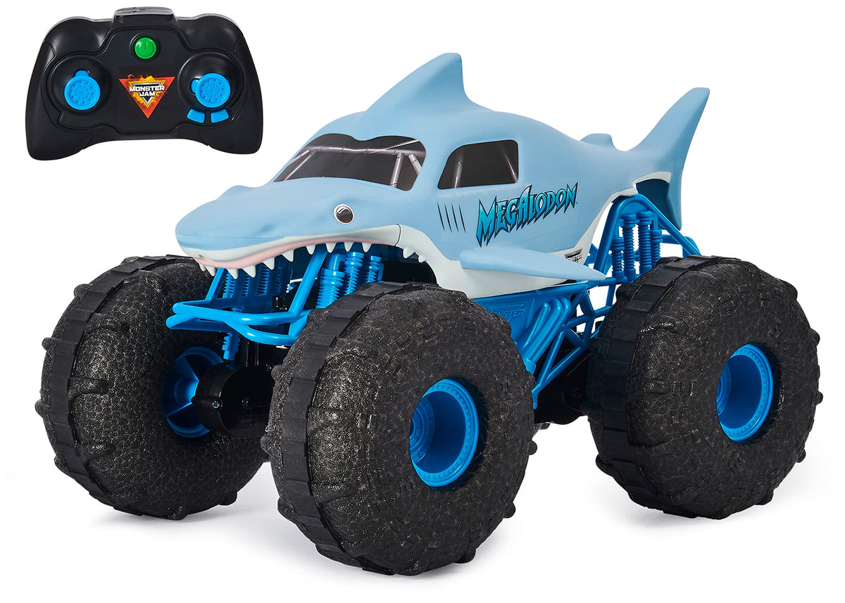 Monster Jam R/C Megalodon Storm Requires 2xAAA Batteries