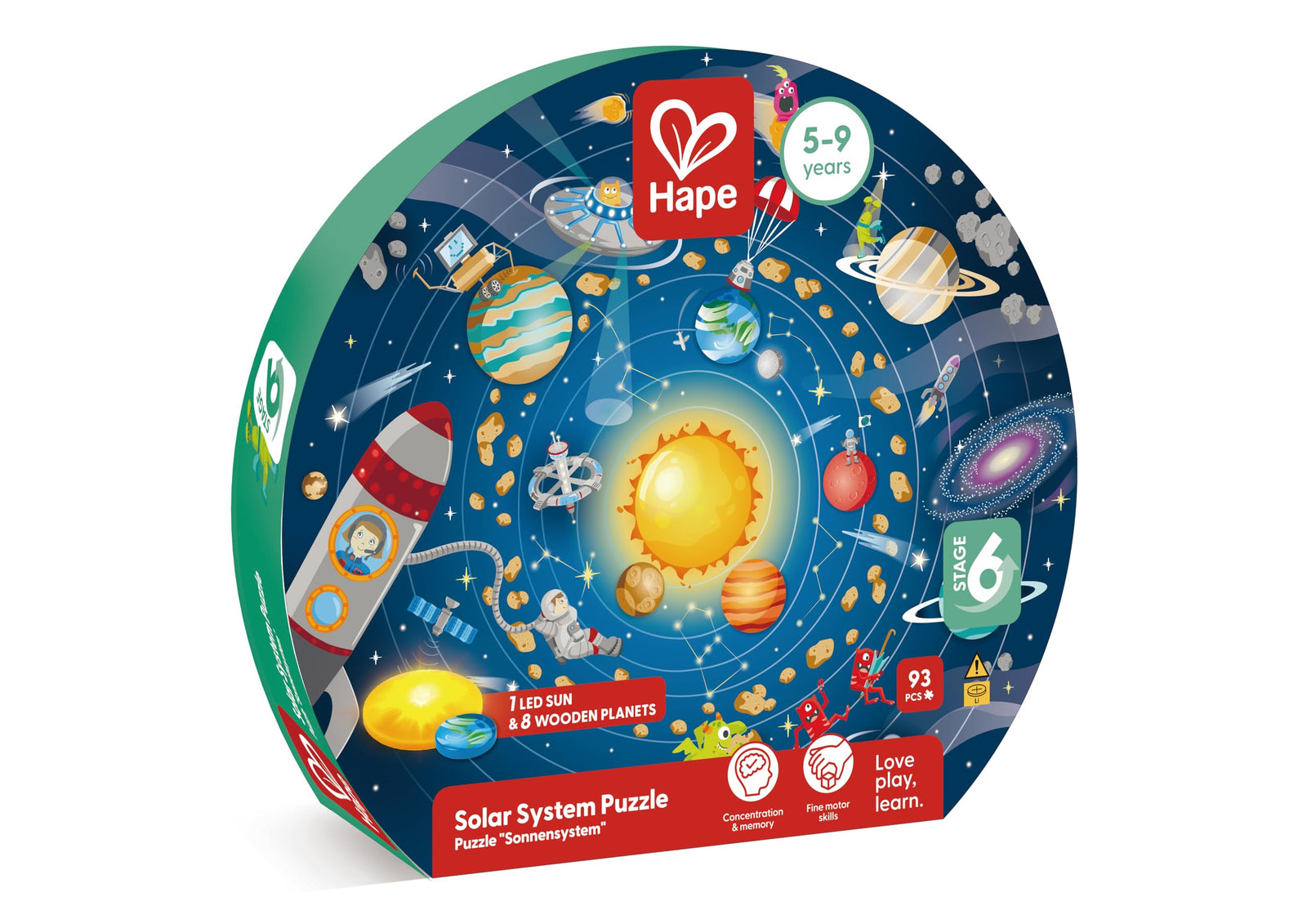 Hape Solar System Puzzle 93pcs