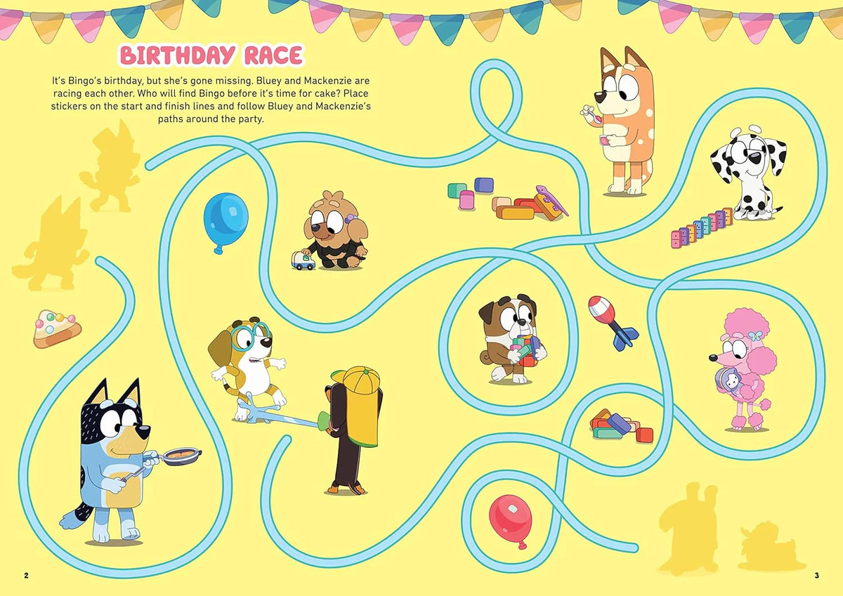 Bluey And Friends Sticker Activity Book