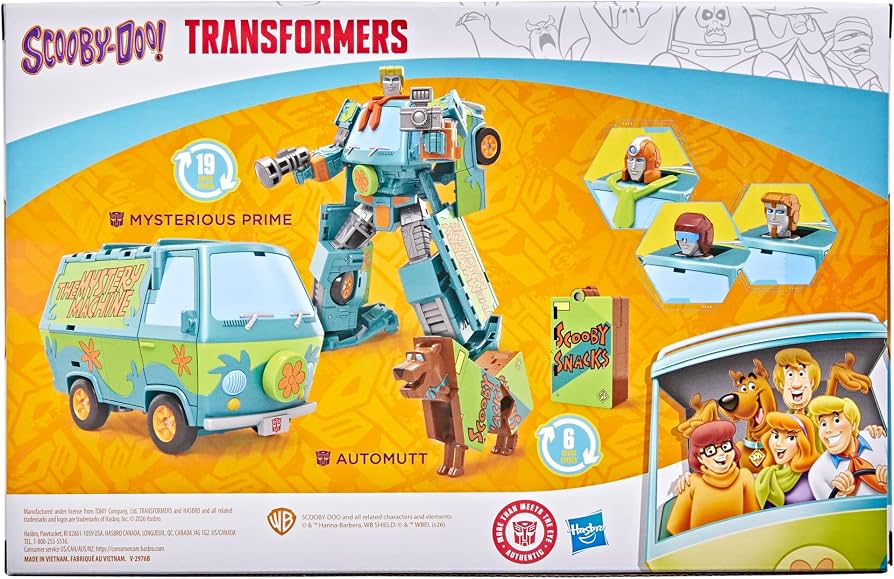 Transformers Scooby-Doo Mysterious Prime &amp; Automutt