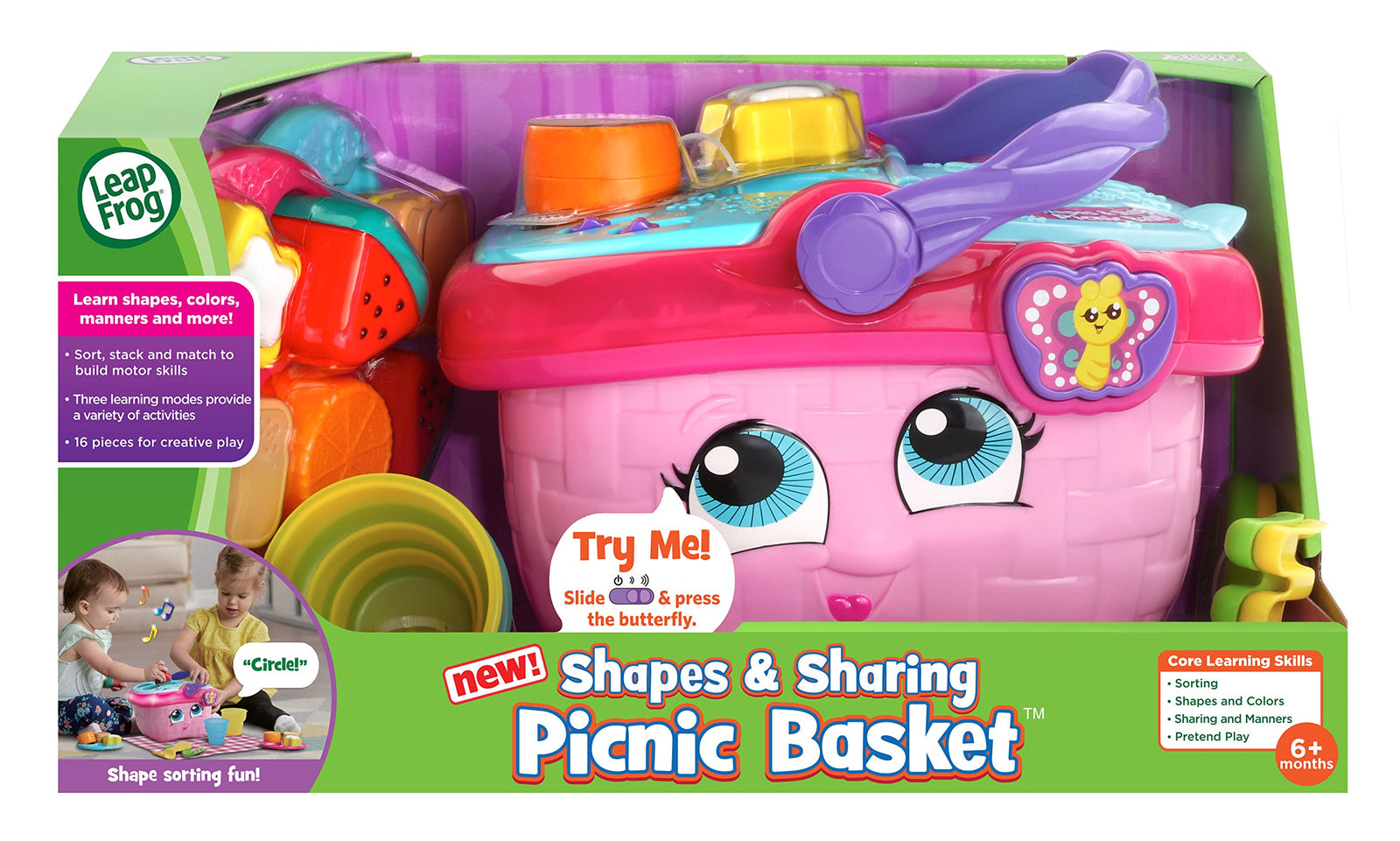 Leap Frog Shapes & Sharing Picnic Basket