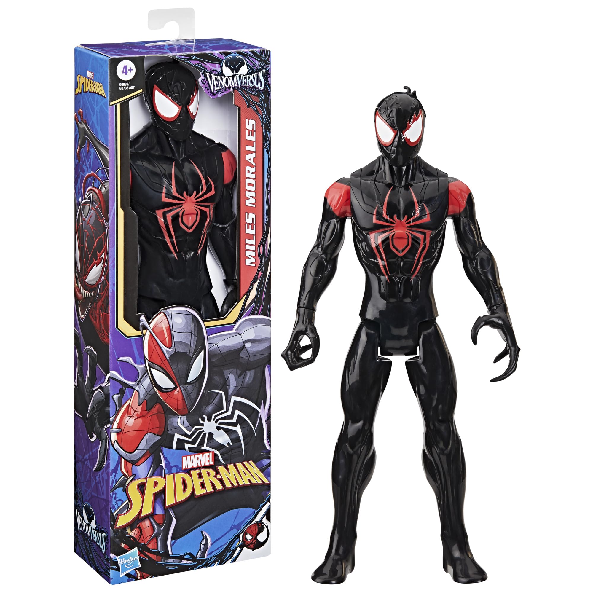 Spiderman Venomversus Titan Hero Series 12 inch Figure Miles Morales