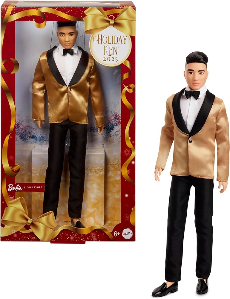 Barbie Signature Holiday Ken 2025 Brunette
