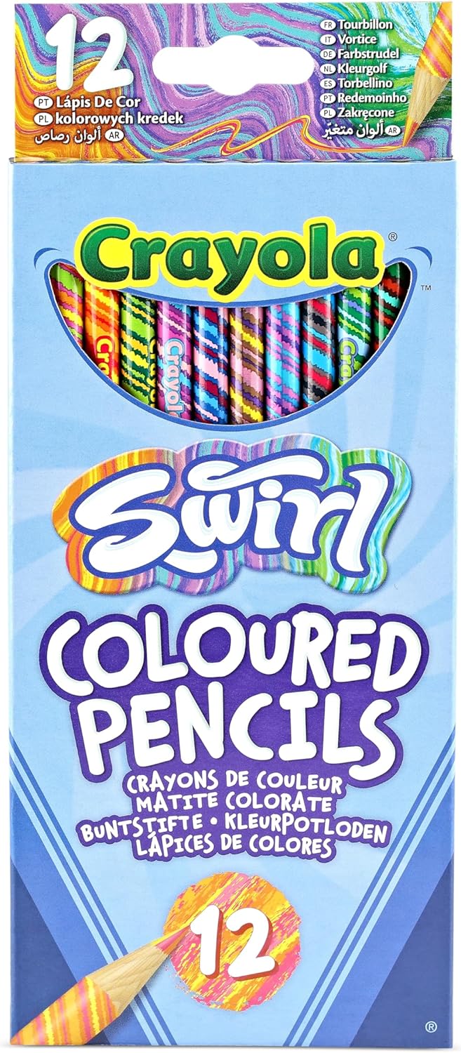 Crayola Swirl Coloured Pencils 12pack