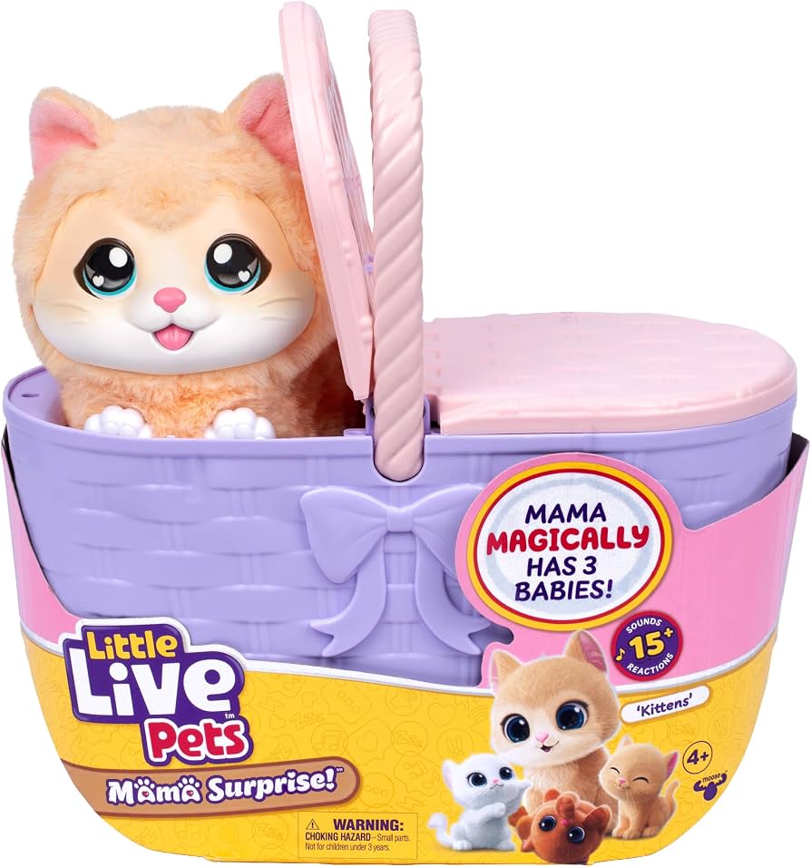 Little Live Pets Mama Surprise Kittens Playset