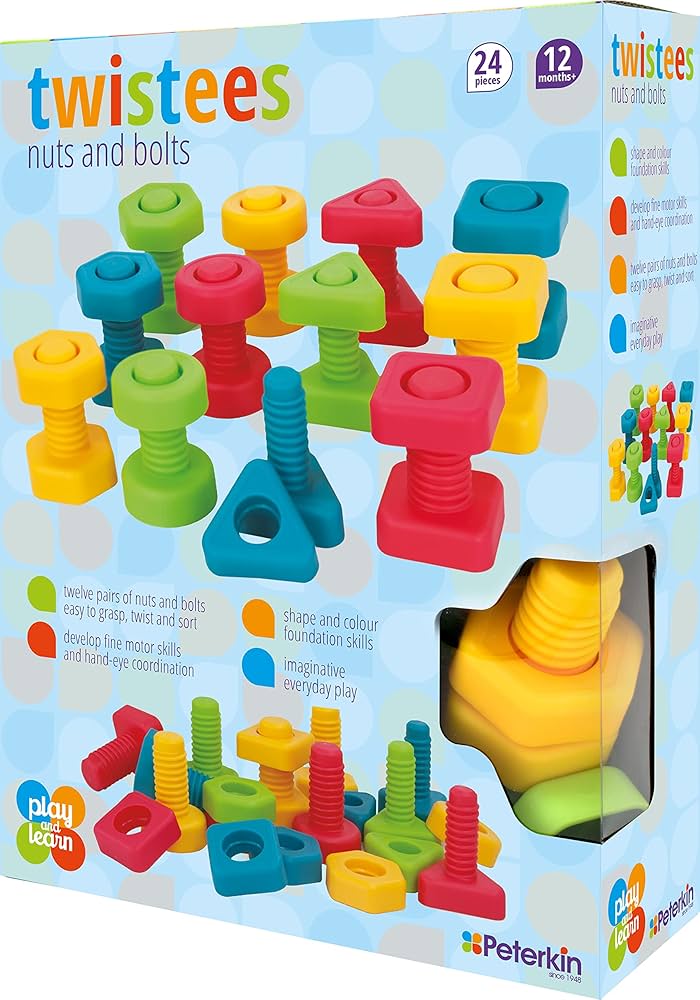 Peterkin Play & Learn Twistees Nuts and Bolts