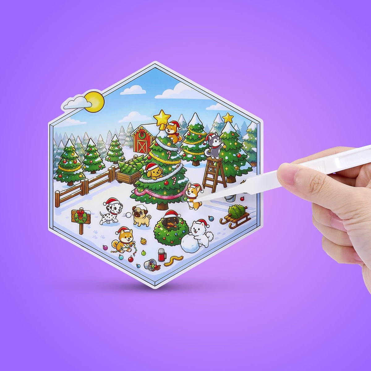 Zuru Sticker Therapy 50 Stickers Santa Paws
