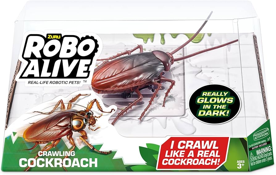 Zuru Robo Alive Cockroach (LR44 Battery Included)