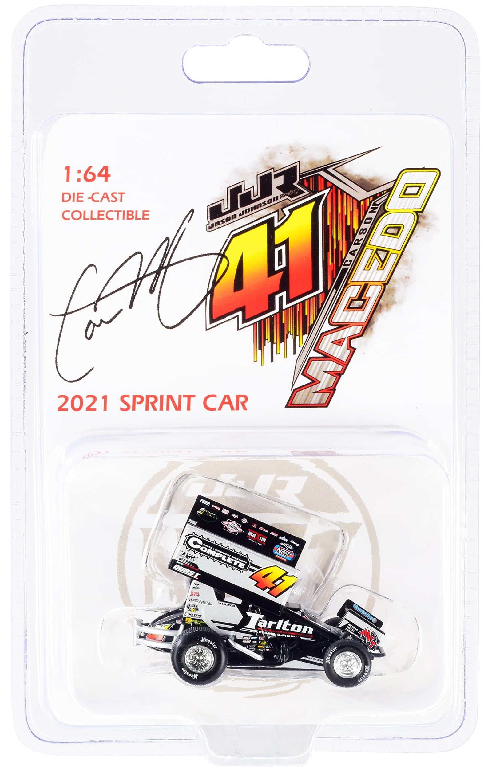 1/64 Sprint Car #41 2021 Carson Macedo