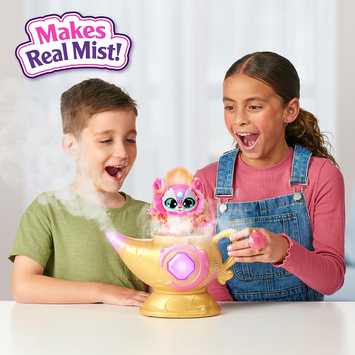 Magic Mixies S3 Genie Lamp Pink 6 x AA batteries included