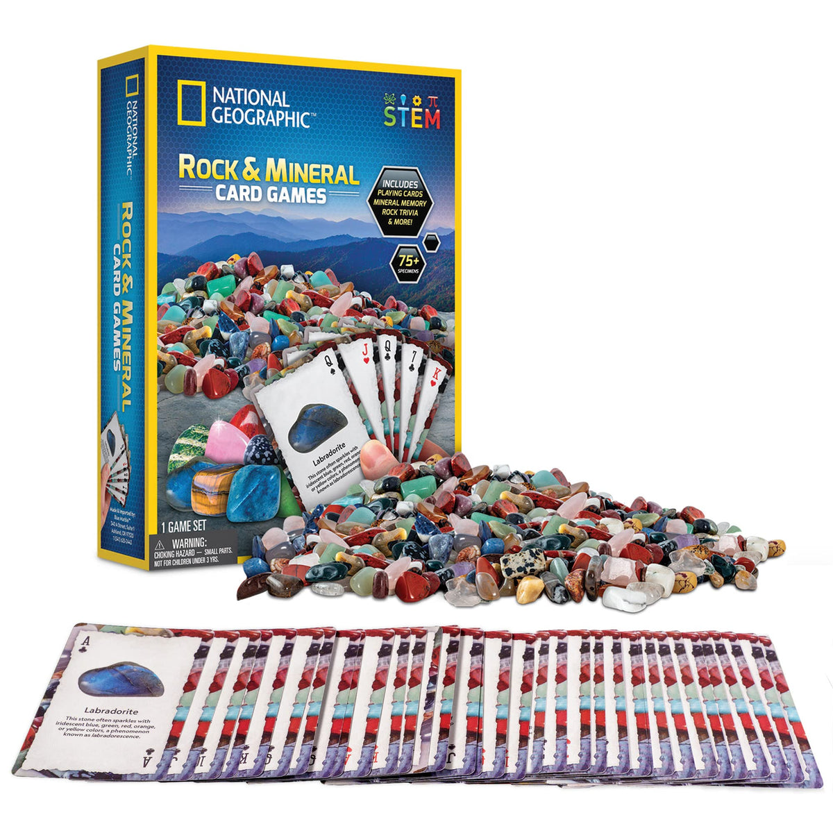 National Geographic Rock &amp; Mineral Card Games