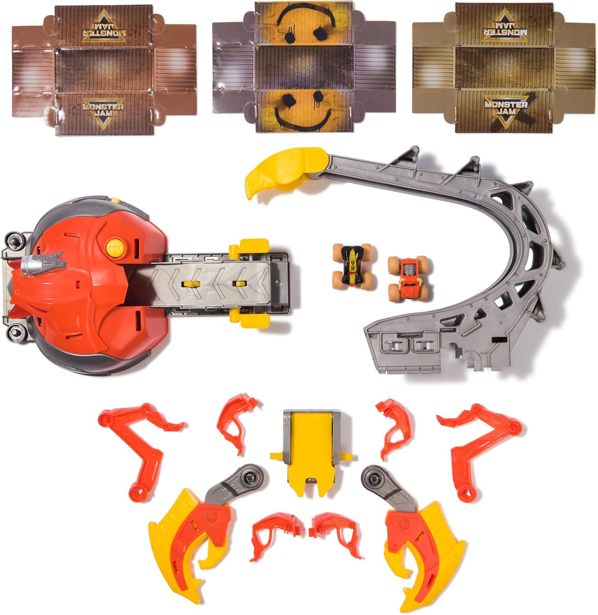 Monster Jam Mini Jams El Toro Loco Venom Velocity Scorpion Playset req 4 x AA batteries