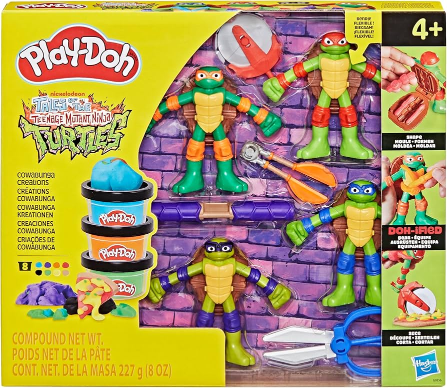 Play Doh Teenage Mutant Ninja Turtles Cowabunga Creations