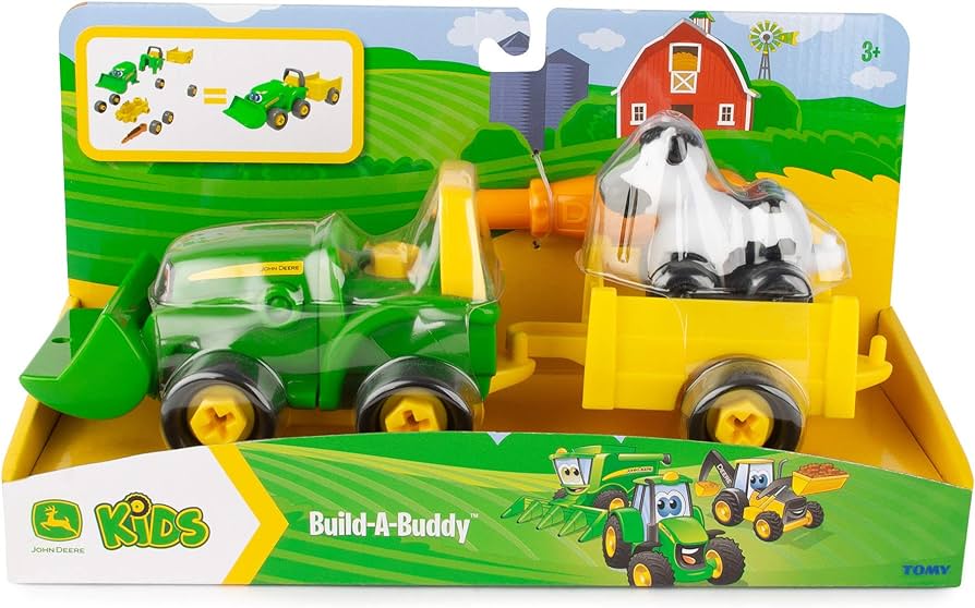 John Deere Build A Buddy Bonnie Tractor &amp; Trailer