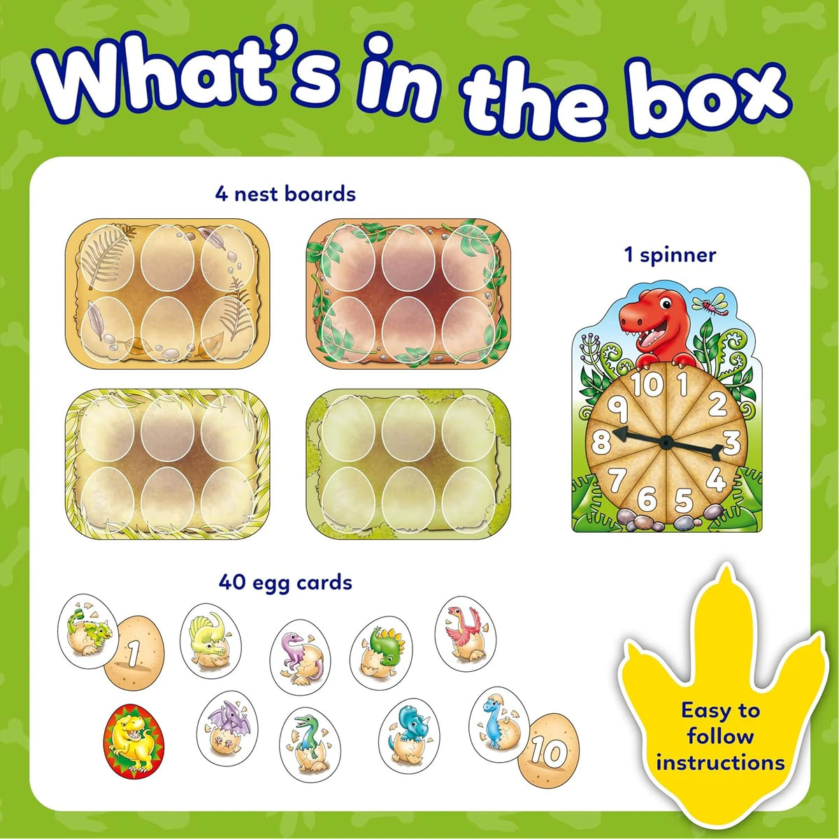 Orchard Toys Dinosaur Number Eggs