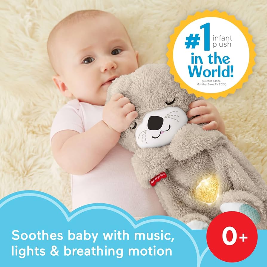 Fisher Price Sooth N Snuggle Bedtime Otter with Rhythmic Breathing Motion
