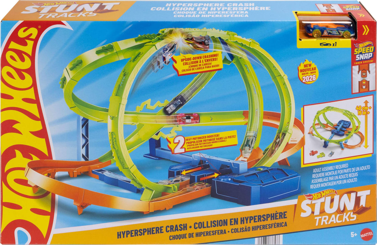 Hot Wheels Stunt Tracks Hypersphere Crash