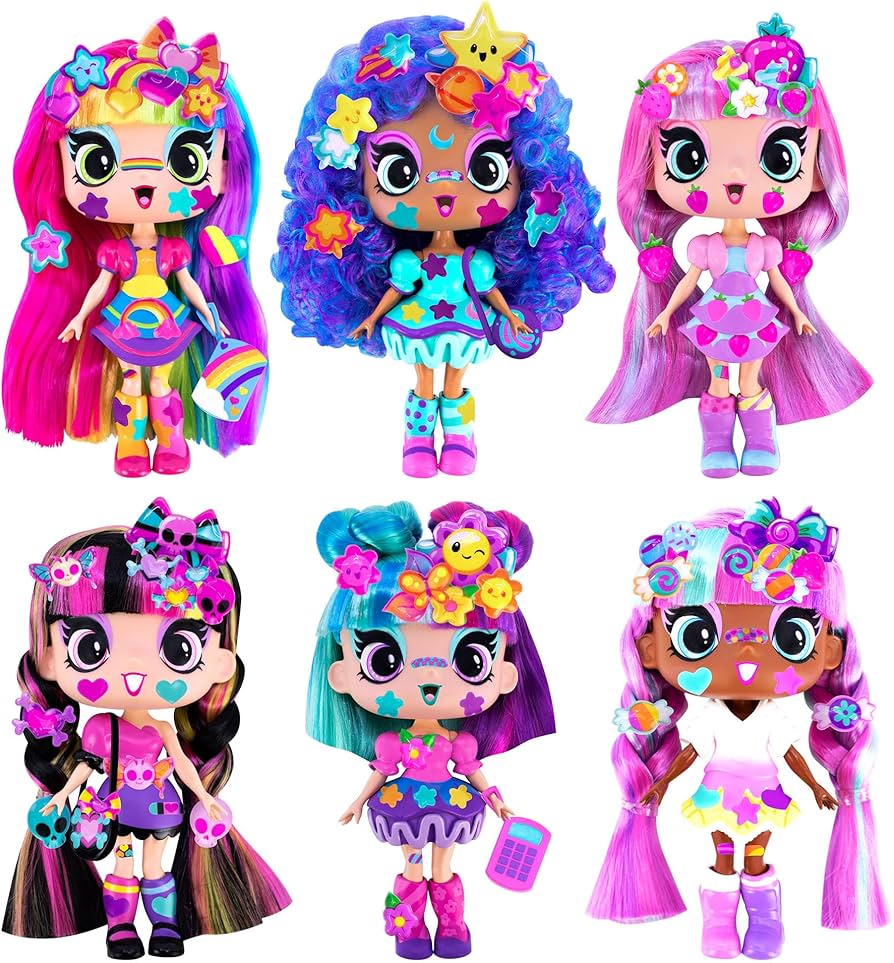 Decora Girlz 5&quot; Sticker N Style Dolls Assorted