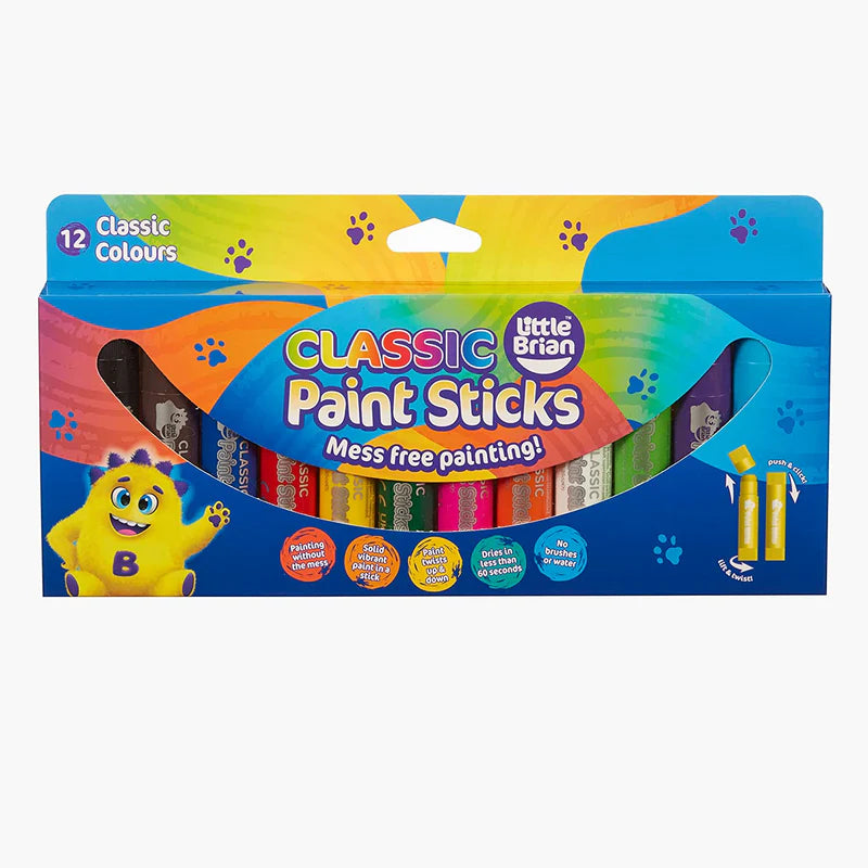 Little Brian Paint Sticks Classic 12 Pack