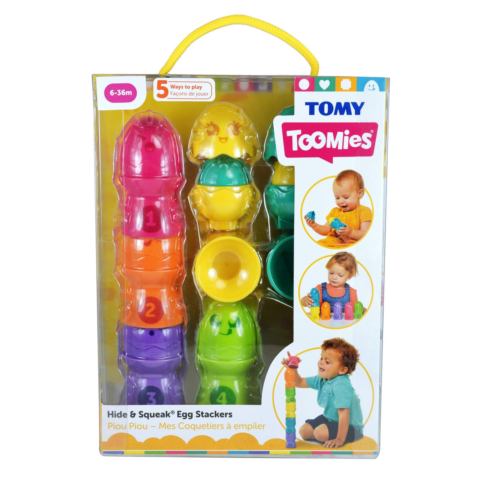 Tomy Hide & Squeak Eggs Stackers