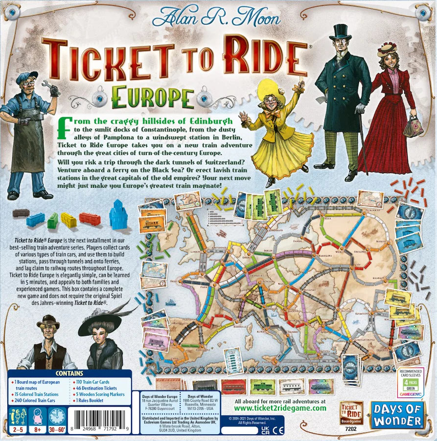 Ticket To Ride Europe