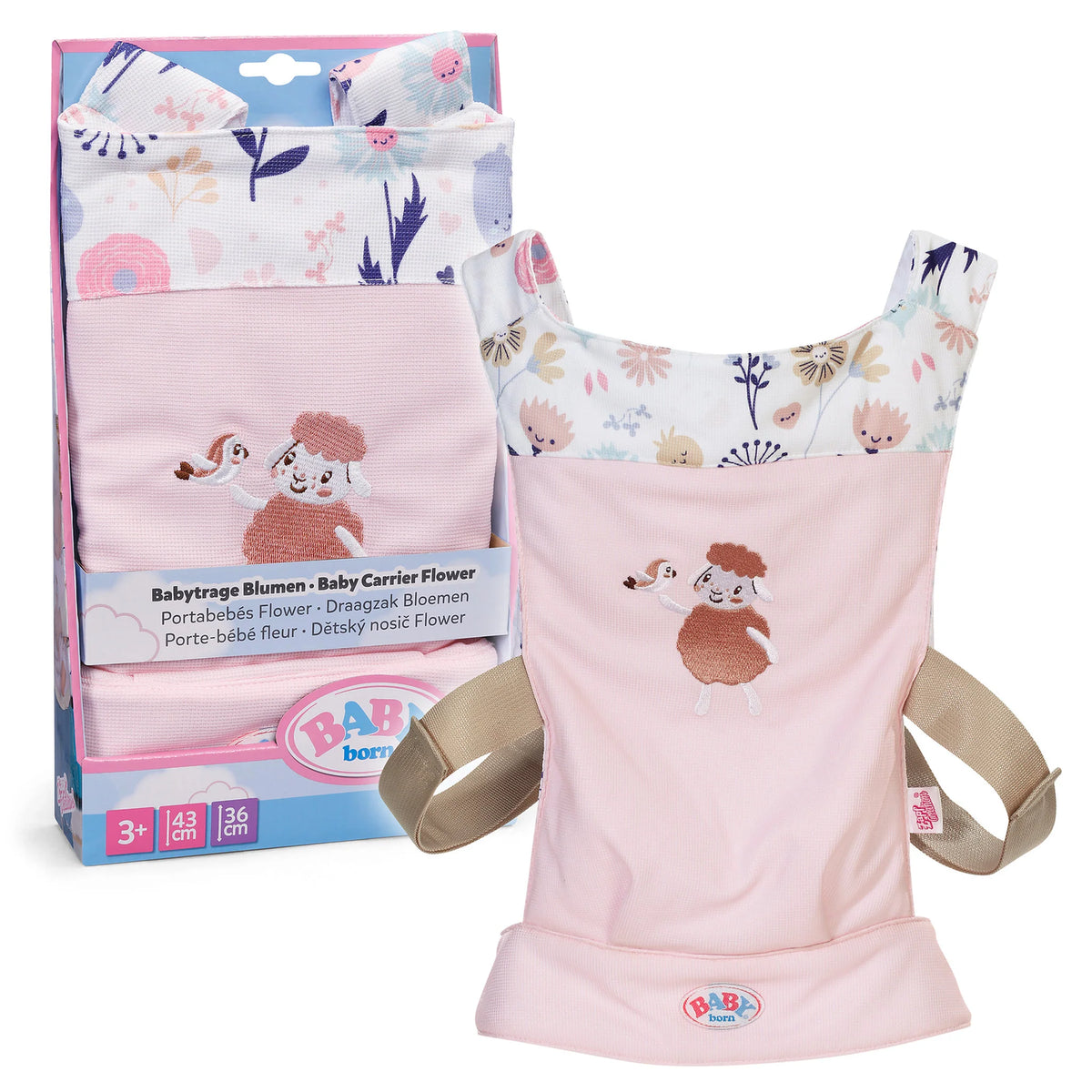 Baby Born Flower Doll Carrier Accessory Set