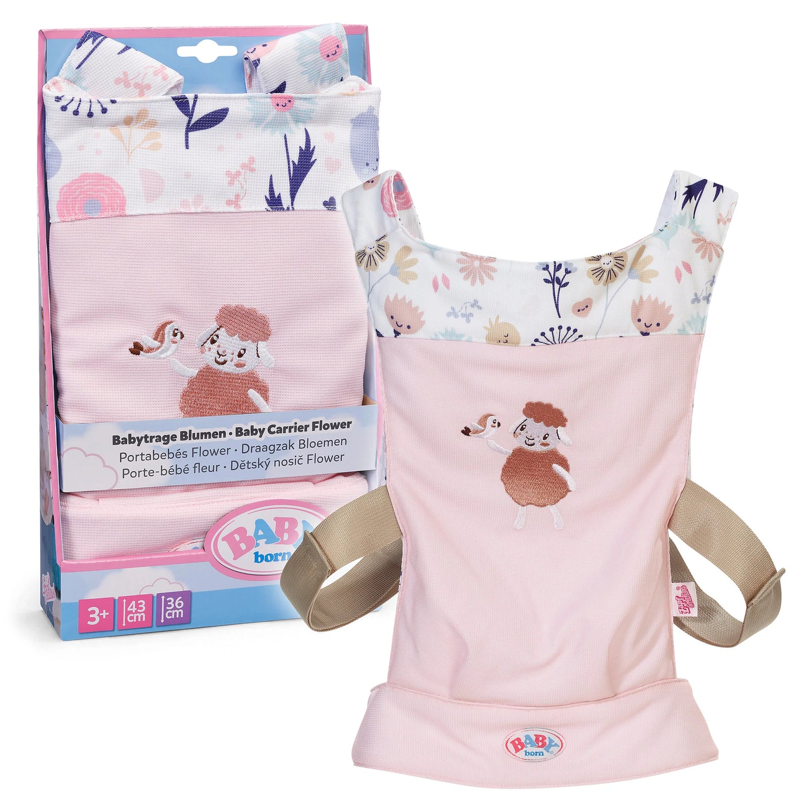 Baby Born Flower Doll Carrier Accessory Set