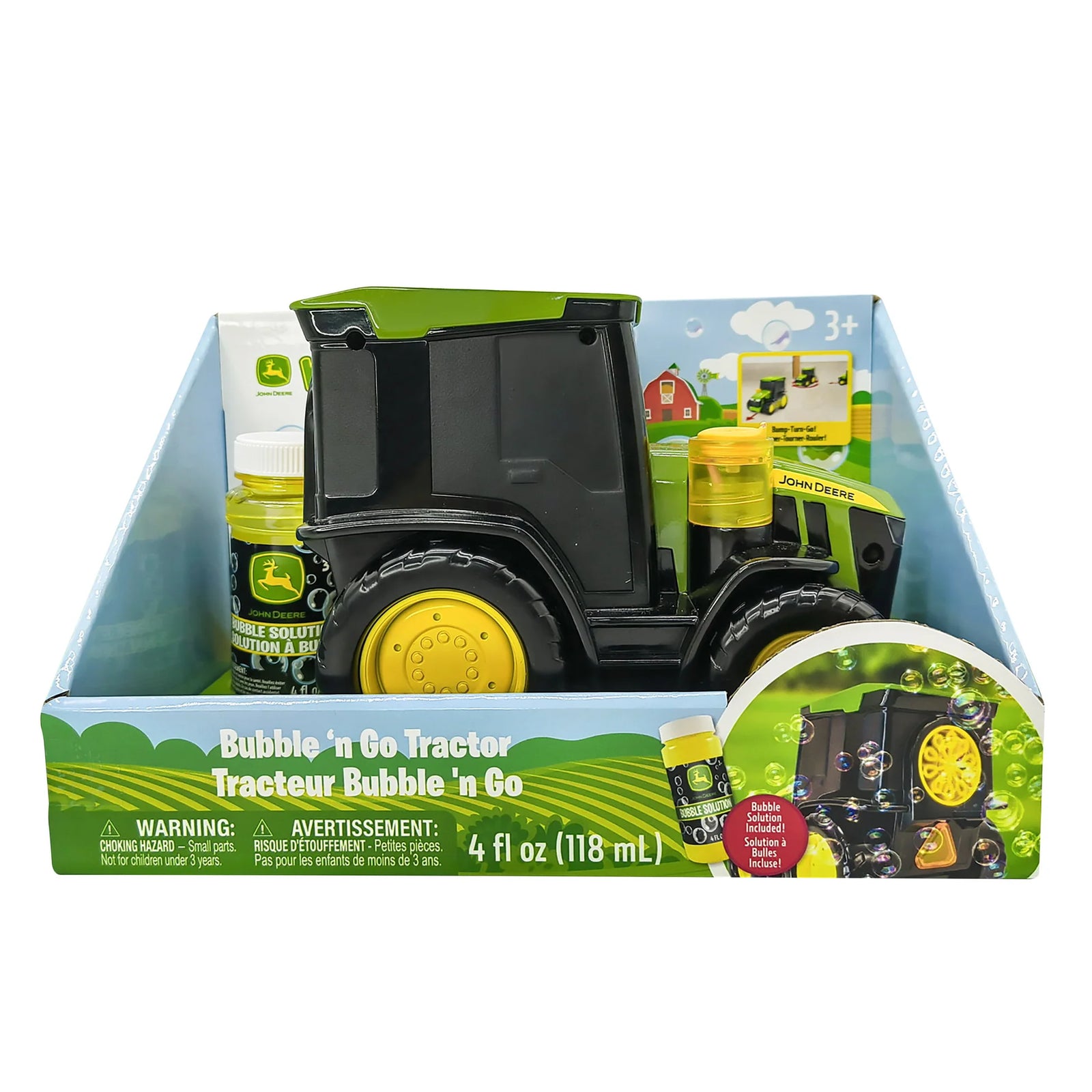 John Deere Bubble N Go Tractor req 4 x AA batteries