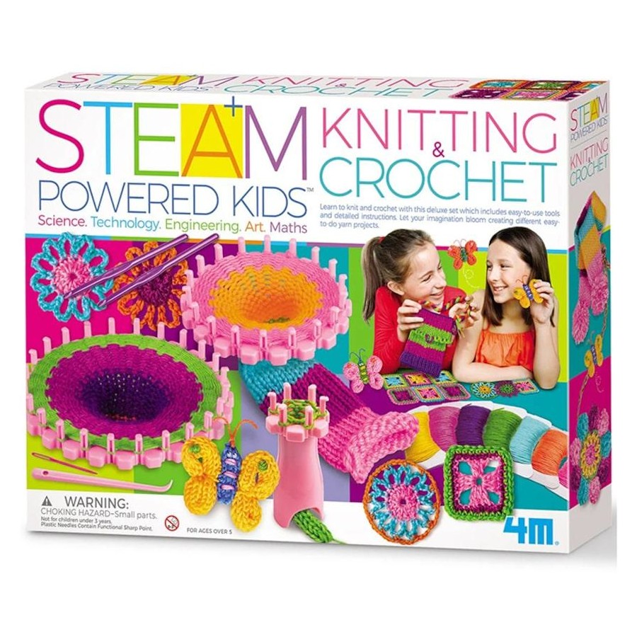 4M Steam Powered Kids - Knitting and Crochet