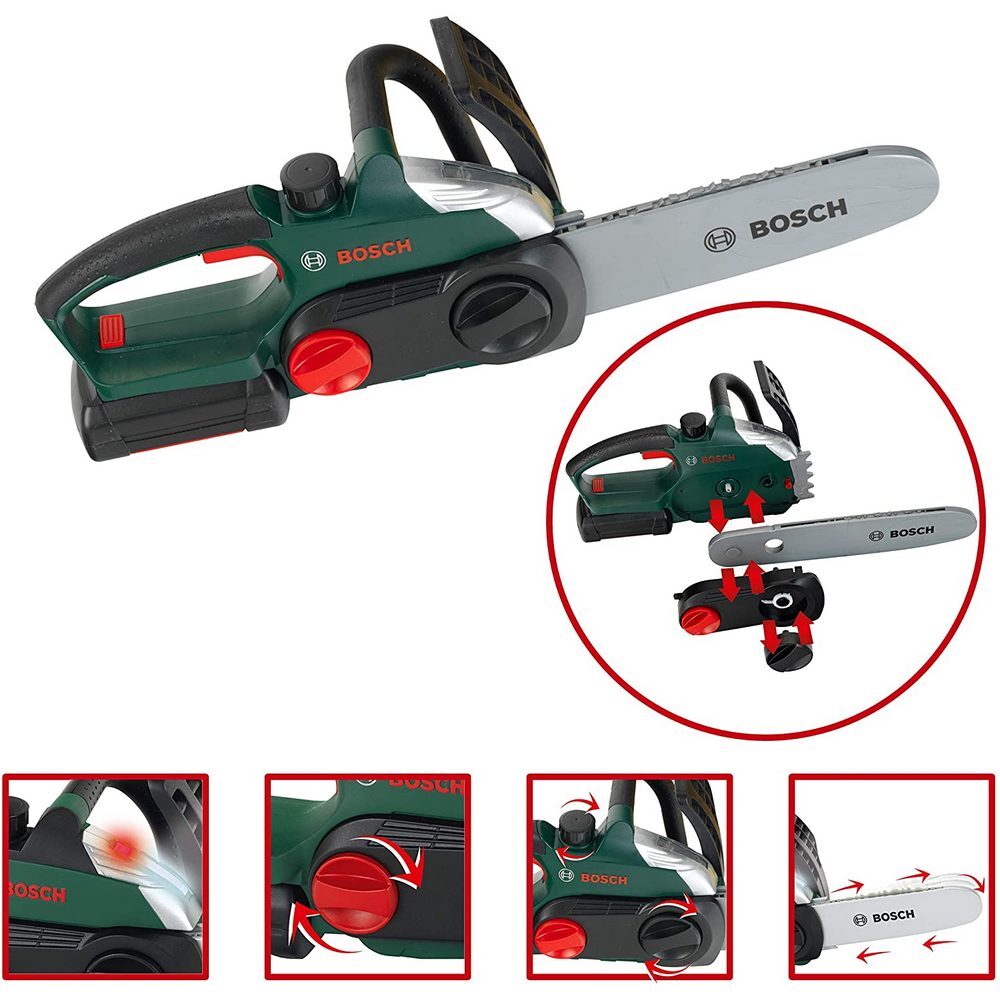 Bosch ChainSaw requires 3 x AA batteries