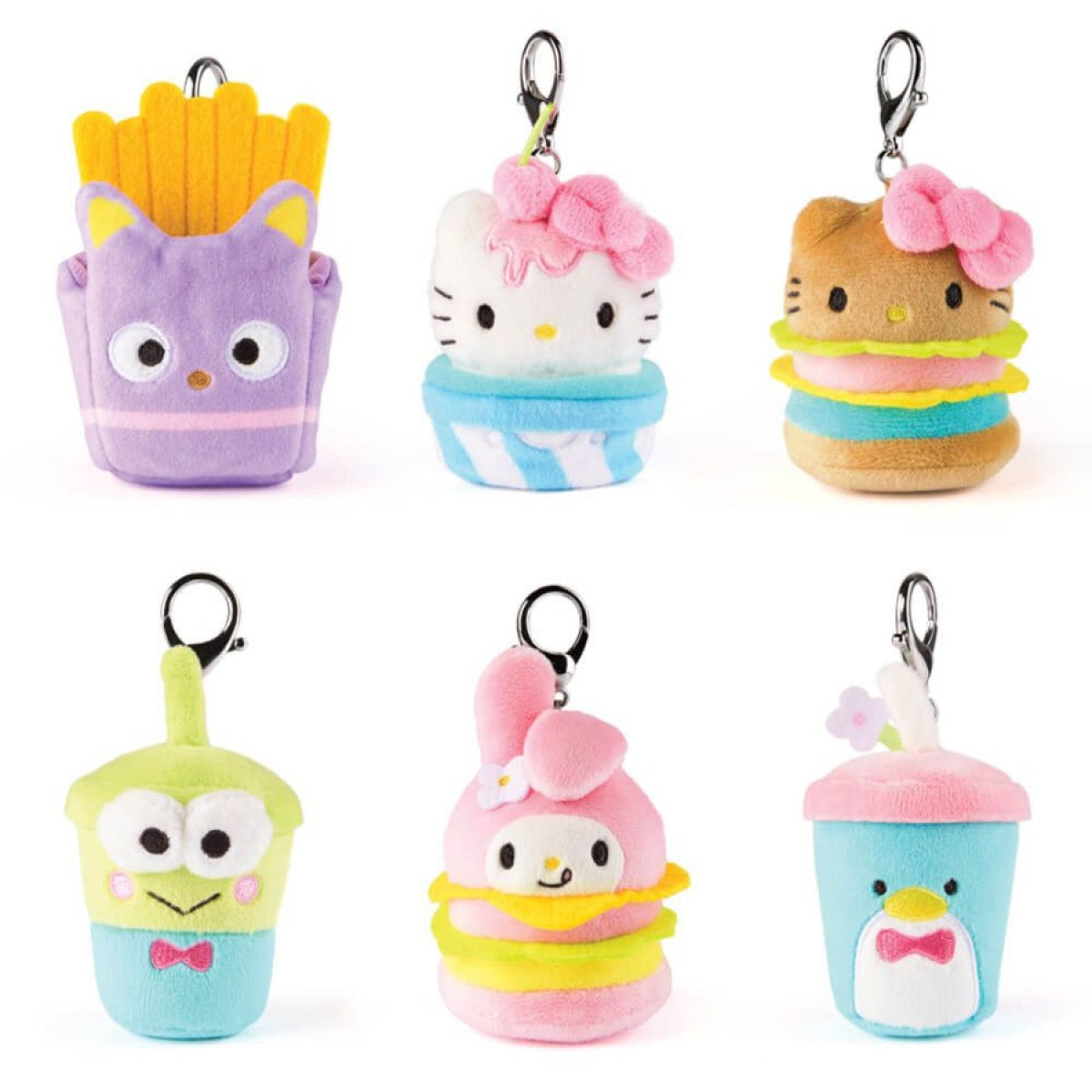 Hello Kitty &amp; Friends Surprise Plush Fast Food Assorted