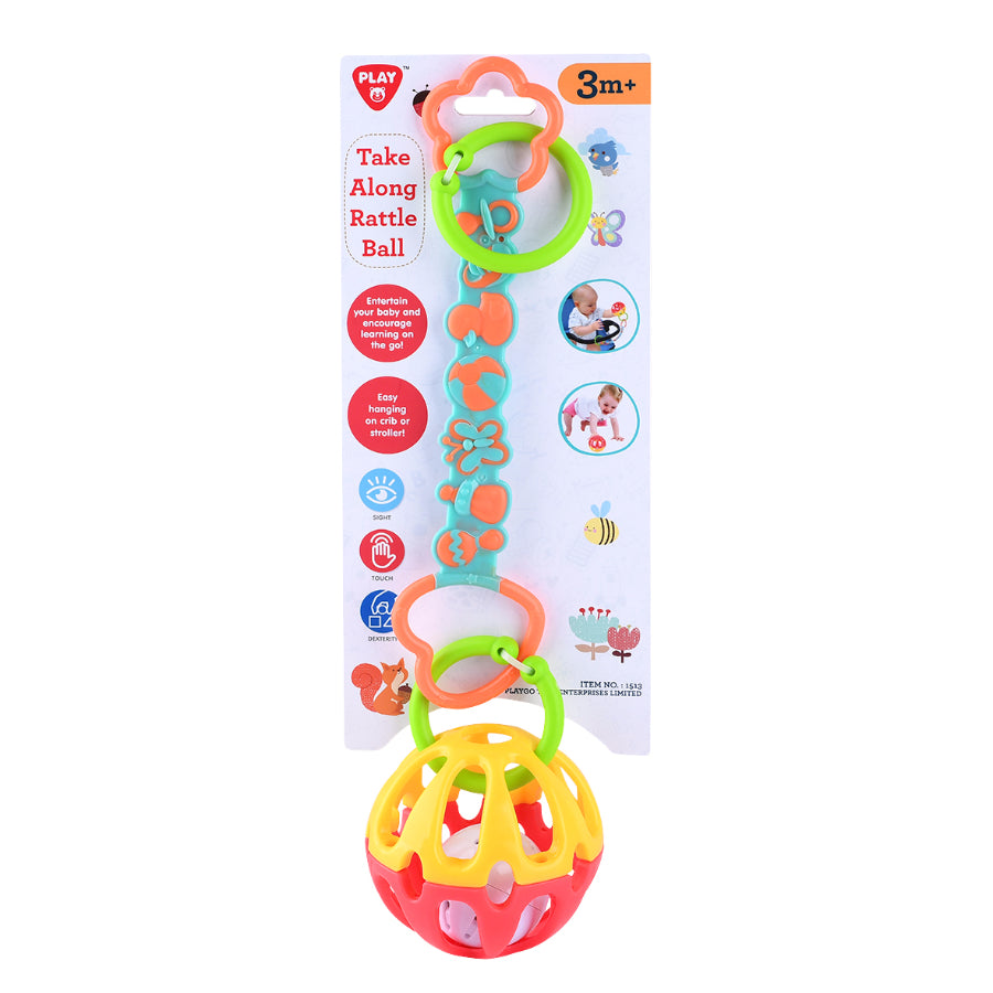 PLAYGO TOYS ENT. LTD.  Take Along Rattle Ball